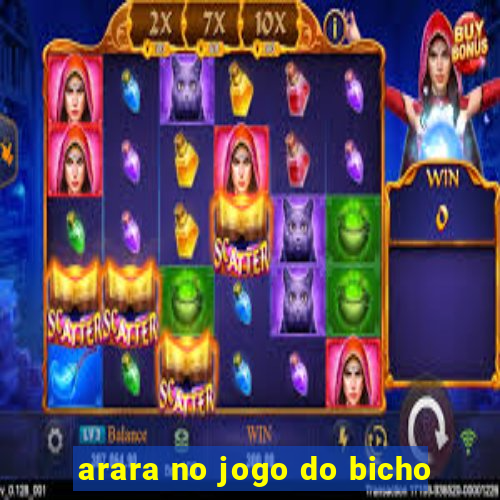 arara no jogo do bicho